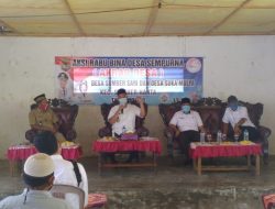 Bupati Musi Rawas Mengunjungi Desa Guna Untuk Menjalankan Program Aksi Rabu Bina Desa Sempurna