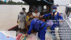 Berangkat Melaut, Kapal Nelayan Tanpa Nama Melaut di Hentikan Personil Satpolair Polres Tanjungbalai