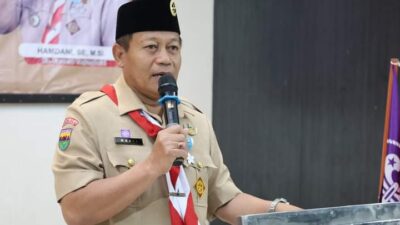 Walikota Tanjungbalai Waris Tholib Buka Rakercab Pramuka 2023
