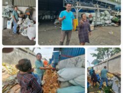 Ketua PSM Peduli Kunjungan ke Bank Sampah Sicanang. Sepma Sinaga : “kita akan kolaborasi untuk atasi masalah sampah di belawan”
