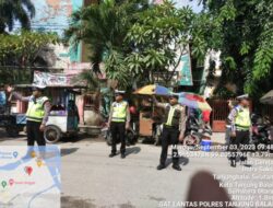 Patroli Sore, Sat Lantas Polres Tanjung Balai Cegahan Pelanggaran Lalin